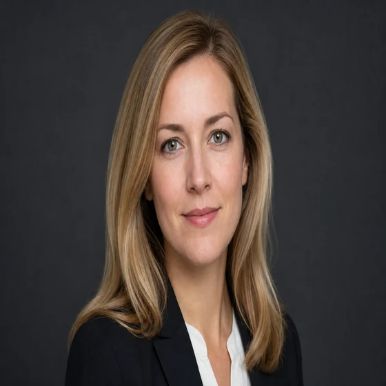 Porträt der Methodikerin Mira Scholz im Business-Look